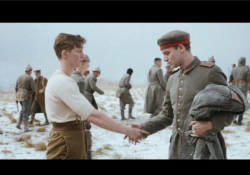 British & German Soldiers Make Peace